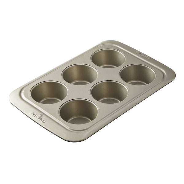 PADERNO Non-Stick Jumbo Muffin Tin, 6-Cup D5