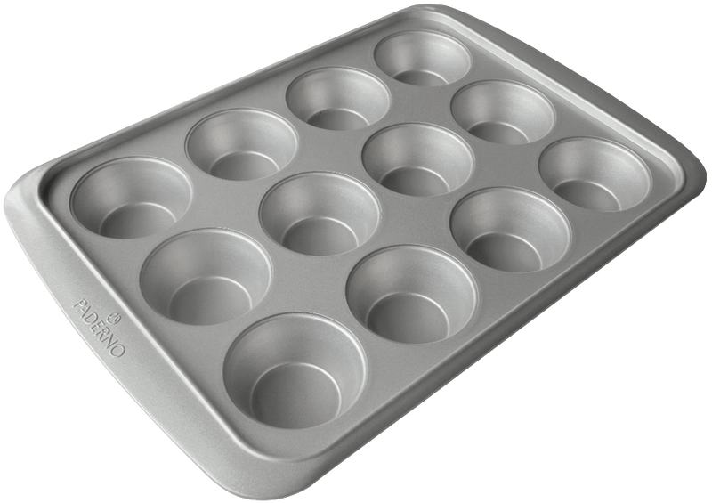 PADERNO Professional Non-Stick Muffin Tin, 12-Cup I2