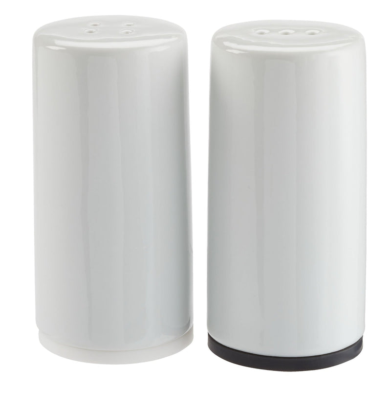 PADERNO Professional Salt & Pepper Shakers, Dishwasher-Safe, White S1