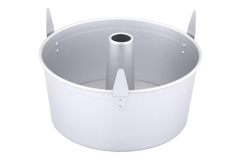 Paderno Professional Uncoated Aluminum Angel Food Cake Pan, Silver Z5
