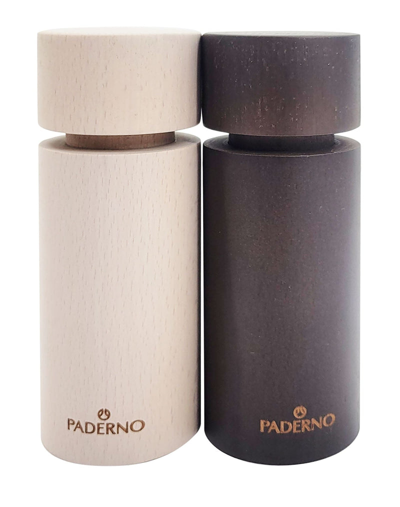 Paderno Wood Salt And Pepper Grinder Set F0
