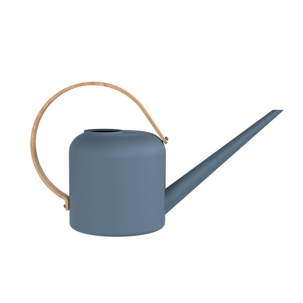 Panacea Metal Watering Can, Blue, 2.84-L