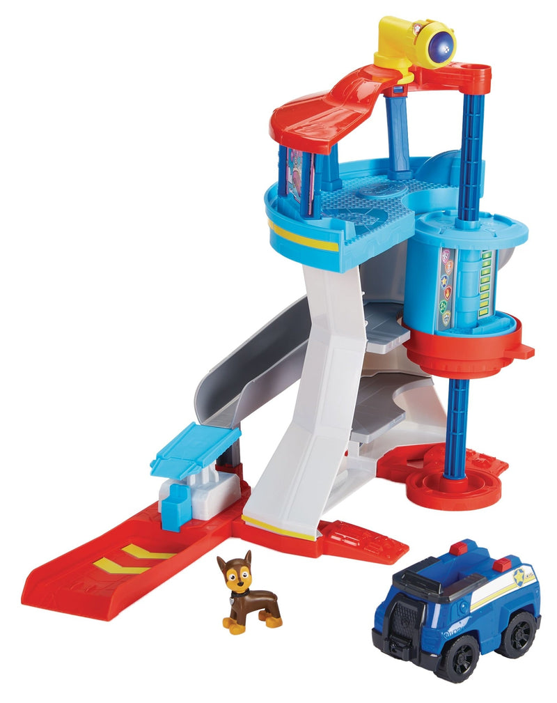 PAW Patrol Lookout Tower Playset with Toy Car Launcher, Ages 3+ W2