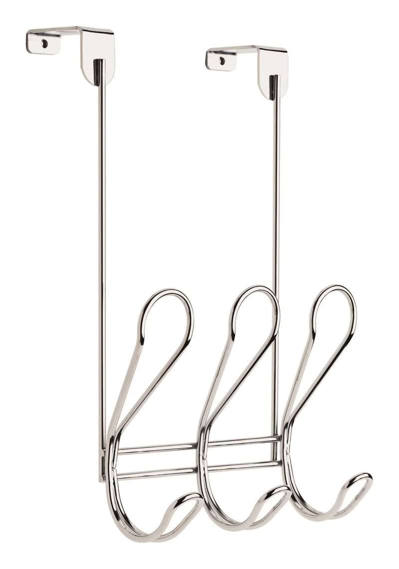 Peerless Dolen Steel 3-Hook Over the Door Rail, Assorted Colours L9