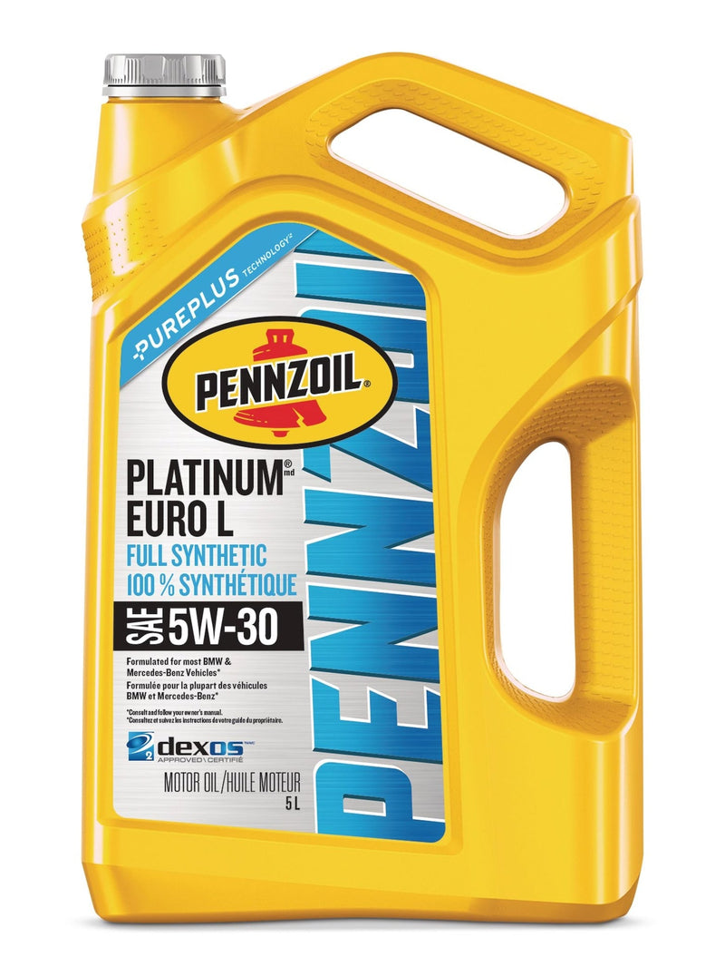 Pennzoil Platinum Euro L 5W30 Synthetic Engine/Motor Oil, 5-L M9