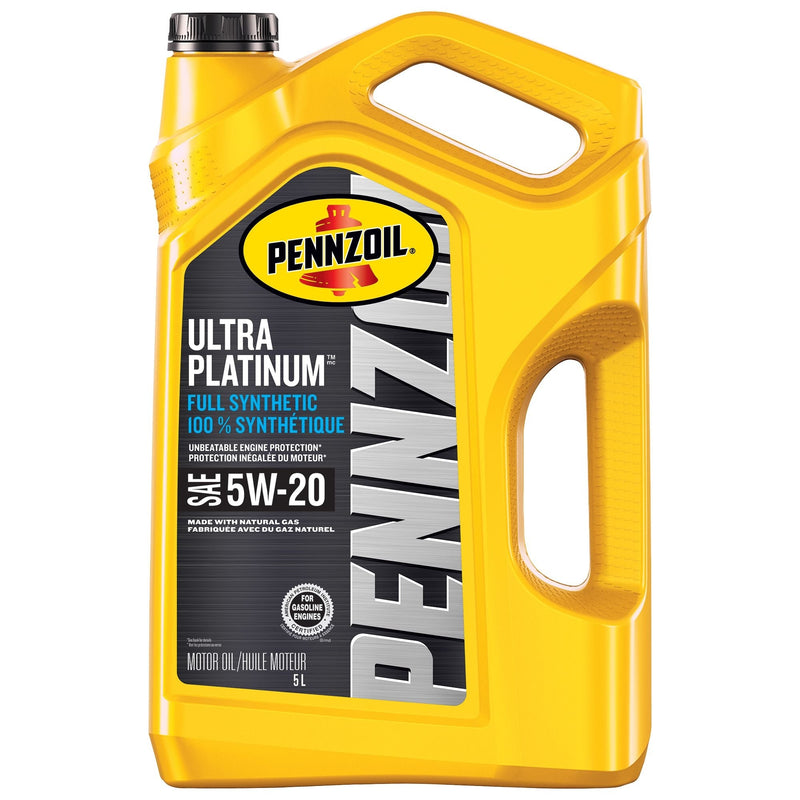 Pennzoil Ultra Platinum 5W20 Synthetic Engine/Motor Oil, 5-L D2