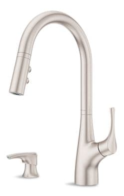 Pfister Arvada Pull-Down Kitchen Faucet, Stainless Steel H2
