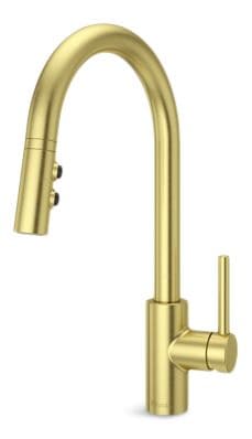 Pfister Fullerton Pull-Down Kitchen Faucet, Brush Gold S4