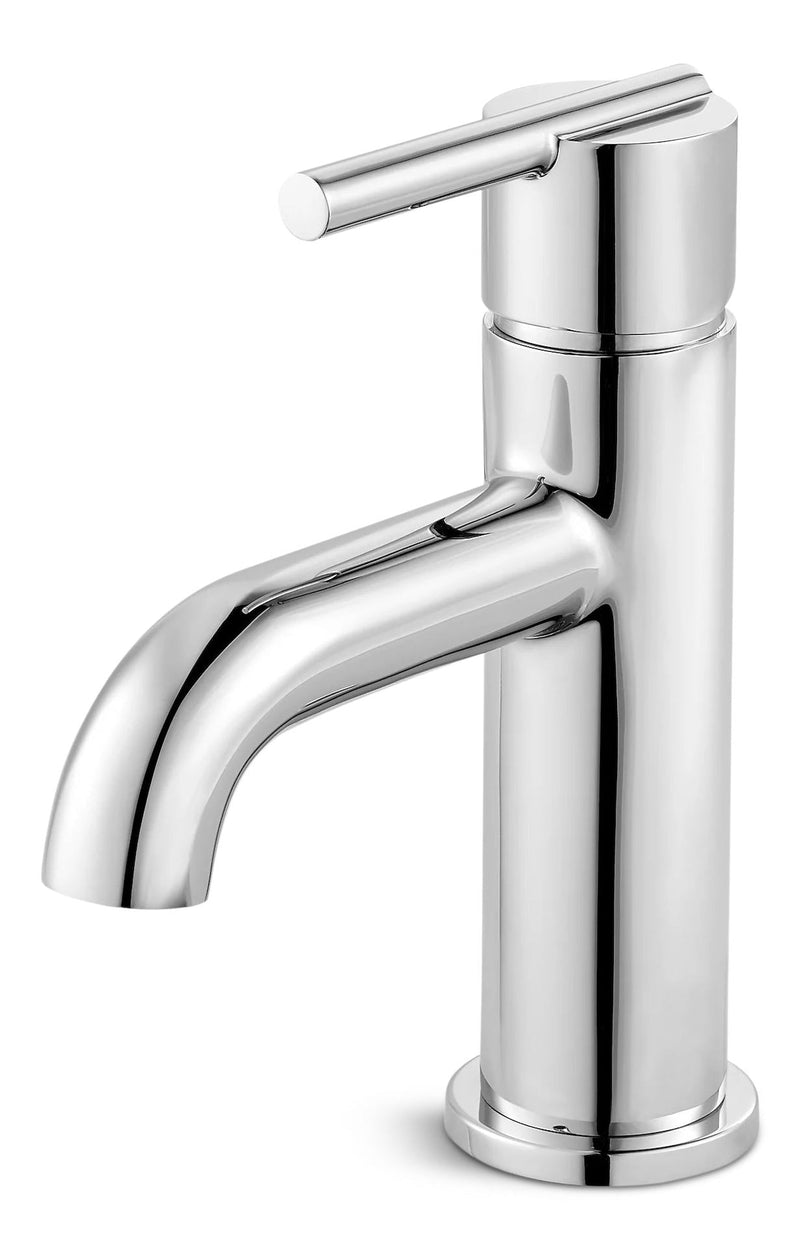 Pfister Fullerton Single Handle Single Hole 4-in Centreset Bathroom Sink Faucet, Push & Seal Drain, Chrome R7