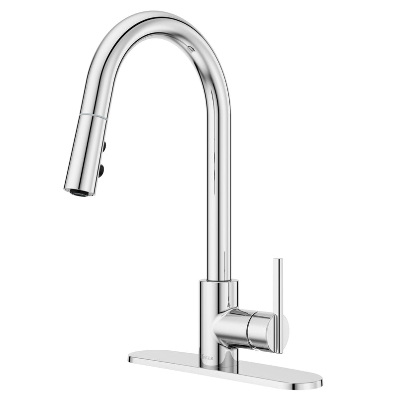 Pfister Modern Pull-Down Kitchen Faucet, Chrome Y3