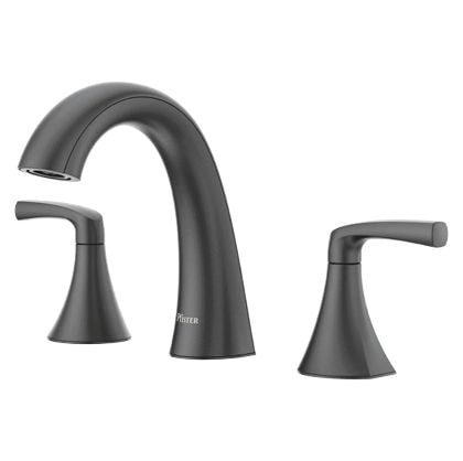 Pfister Rancho 8-in Widespread Bath Faucet, Matte Black T8