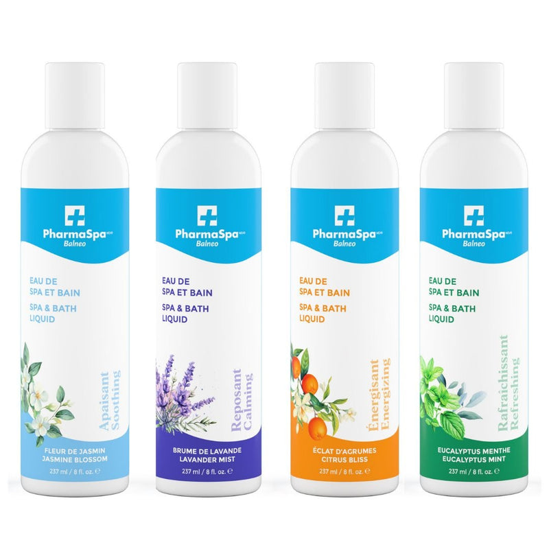 PharmaSpa Liquid Hot Tub, Spa, and Bath Fragrance, 237 mL, Assorted N6