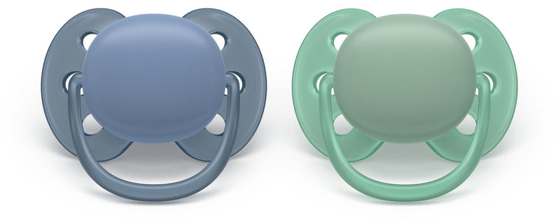 Philips Avent Ultra Soft Blue Pacifier for 6-18M, 2-pk I1