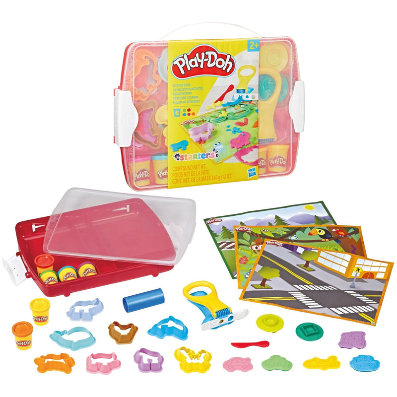 Play-Doh Activity Case with 16 Tools & 6 Colours, Ages 2+ S9