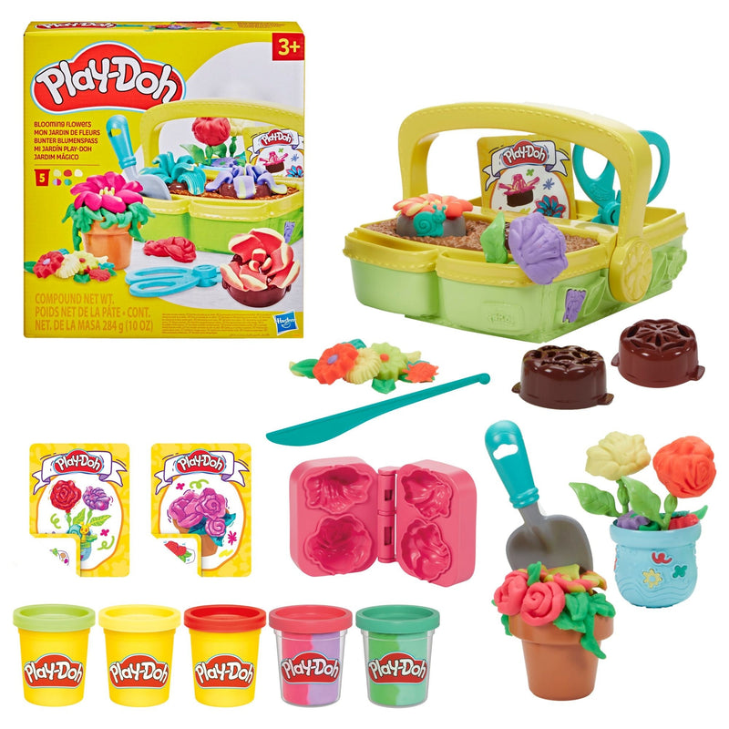 Play-Doh Toy Flower Garden Playset for Sensory Play Y6