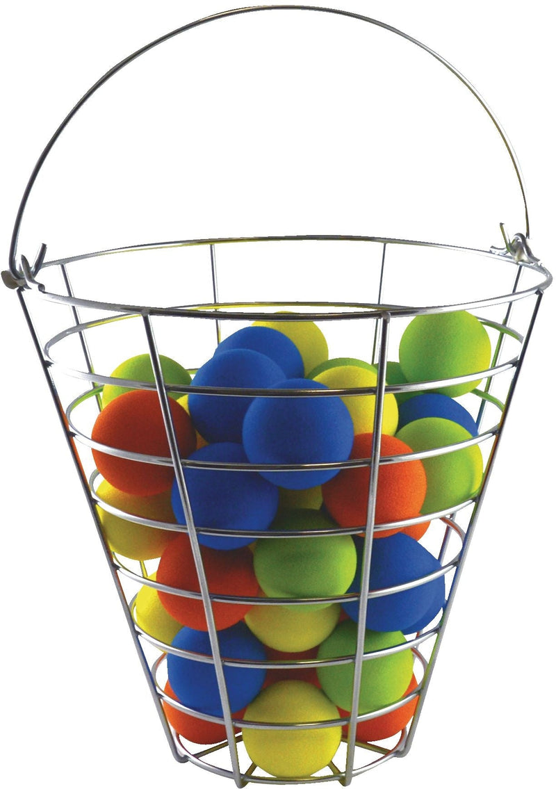 PrideSports Foam Practice Golf Balls with Range Bucket, 42-pk, Assorted Colours N7