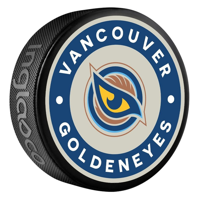 PWHL Vancouver Goldeneyes Classic Souvenir Hockey Puck, 6-oz G5