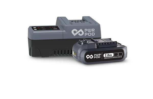 PWR POD 20V MAX 2.0 Ah Battery & Charger Starter Kit W0
