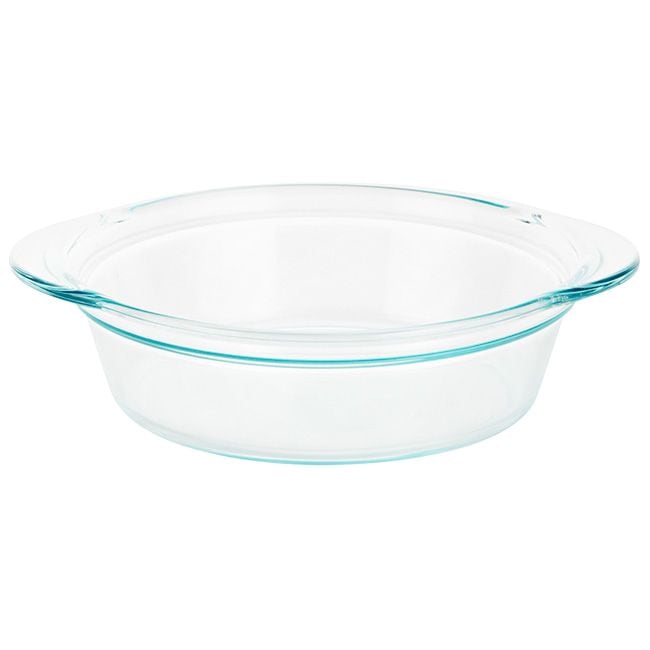 Pyrex Oven-To-Table Glass Deep Pie Dish, 9.5-in, Freezer & Dishwasher Safe C2