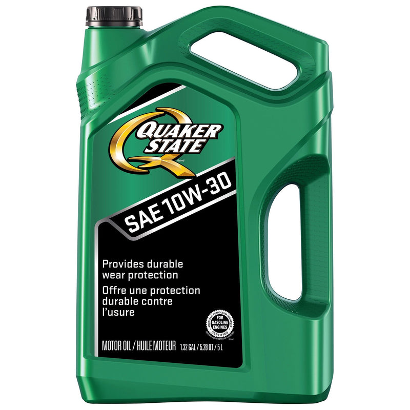 Quaker State 10W30 Conventional Motor Oil, 5-L Jug T5