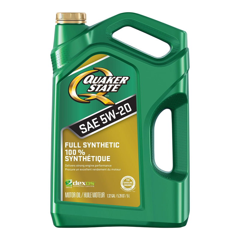 Quaker State Full Synthetic 5W20 Engine/Motor Oil, 5-L A8