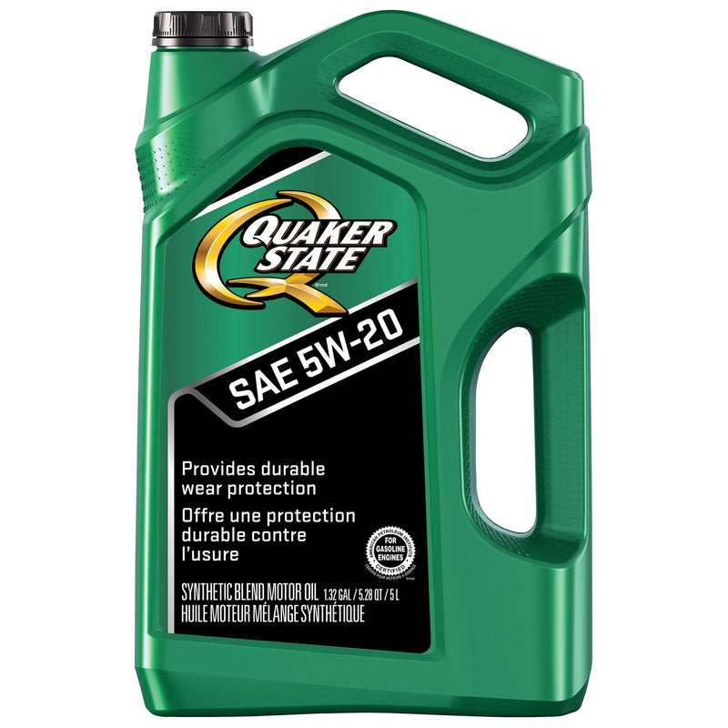 Quaker State Semi-Synthetic 5W20 Motor Oil, 5-L Jug C9