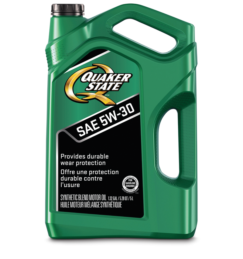 Quaker State Semi-Synthetic 5W30 Motor Oil, 5L X1