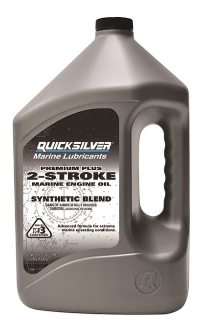 Quicksilver 2-Stroke Premium Plus Marine Outboard Engine Oil, 4-L Z8