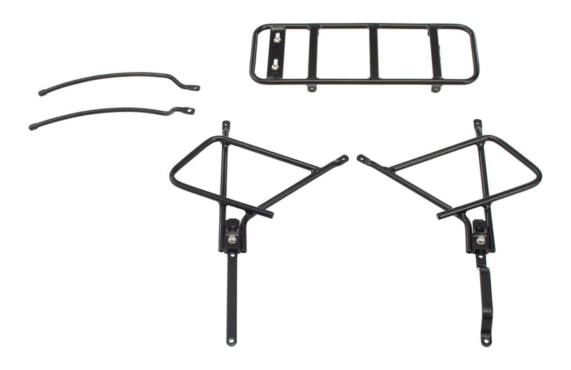 Raleigh Adjustable Rear Bike Rack, Lightweight, Aluminum, Black I7