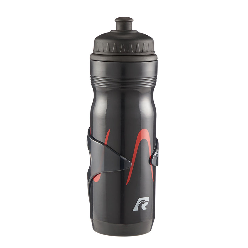 Raleigh High Flow Valve Bike Water Bottle, Black D9