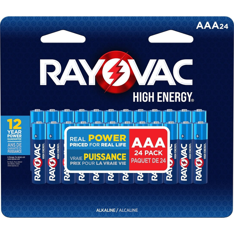Rayovac HIGH ENERGY AAA Alkaline Batteries, Long Lasting, All Purpose, 24-Pk L2