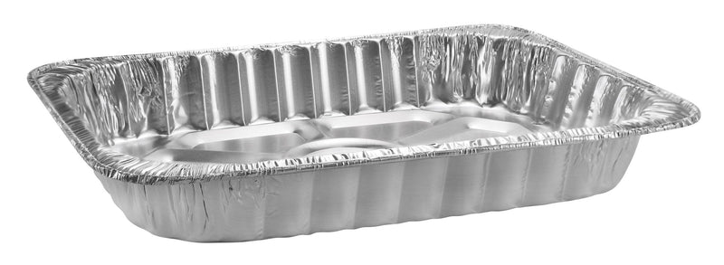 Rectangle Foil Reusable Steam Baking Pan, Silver, 17-in, for Baking/Cooking/Steaming B8