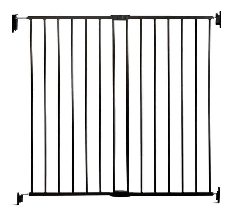 Regalo Top-of-Stairs Baby Gate, Black J0