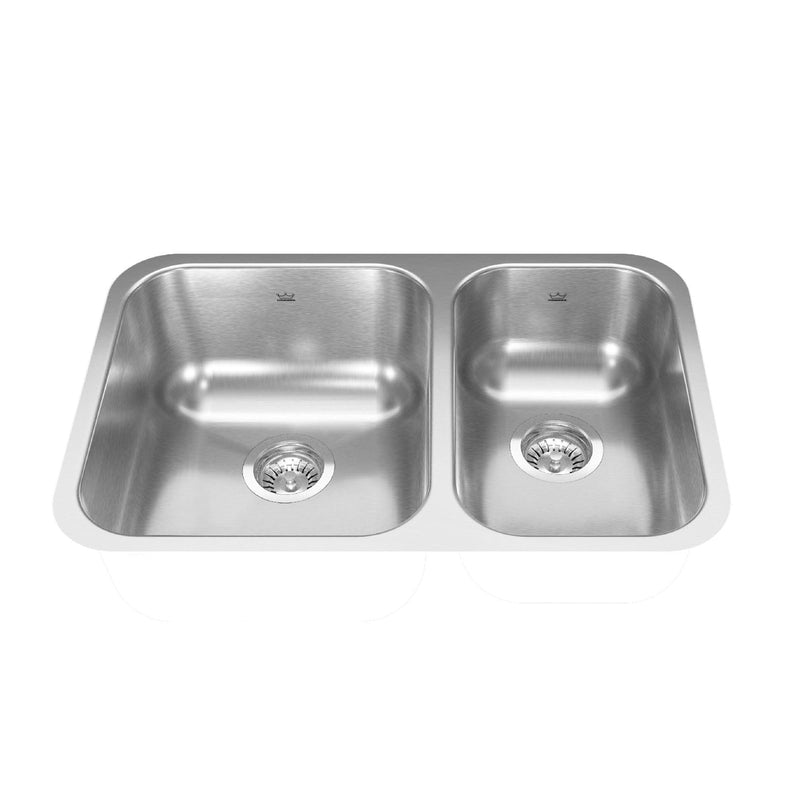 Reginox FB Double Stainless Steel Sink, 26.88x17.75-in T7