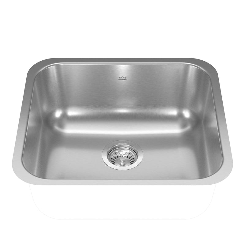 Reginox FB Single Stainless Steel Sink, 19.7x17.75-in I0