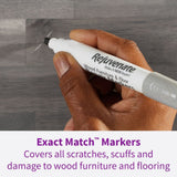 Rejuvenate Exact Match Wood Furniture & Floor Repair Markers, White-Grey, 6 Shades