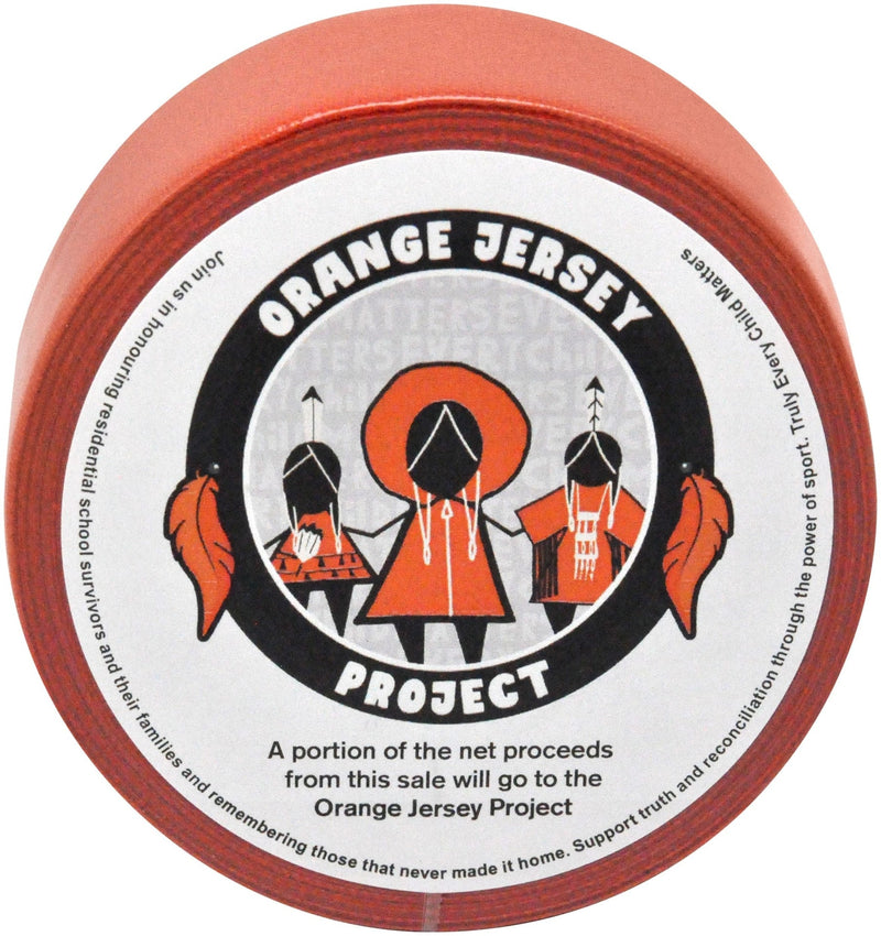 Renfrew Pro or Comp-o-stik "Truth and Reconciliation" Hockey Tape, Orange, 24-mm x 18-m Y5