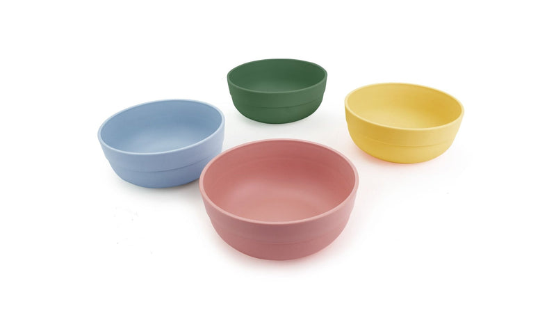 Reusable Plastic Tumbler Bowls, BPA Free, Recyclable Material, 4-pk A7