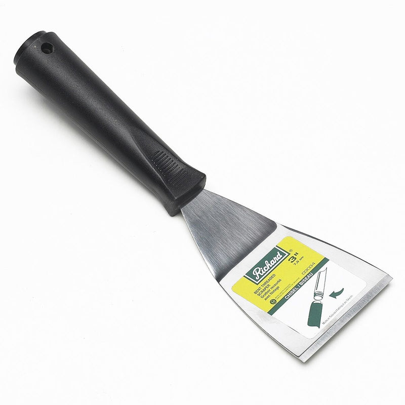 Richard Bent Chisel Scraper with Threaded Handle For Extension Pole, Stainless Steel, 3-in K2