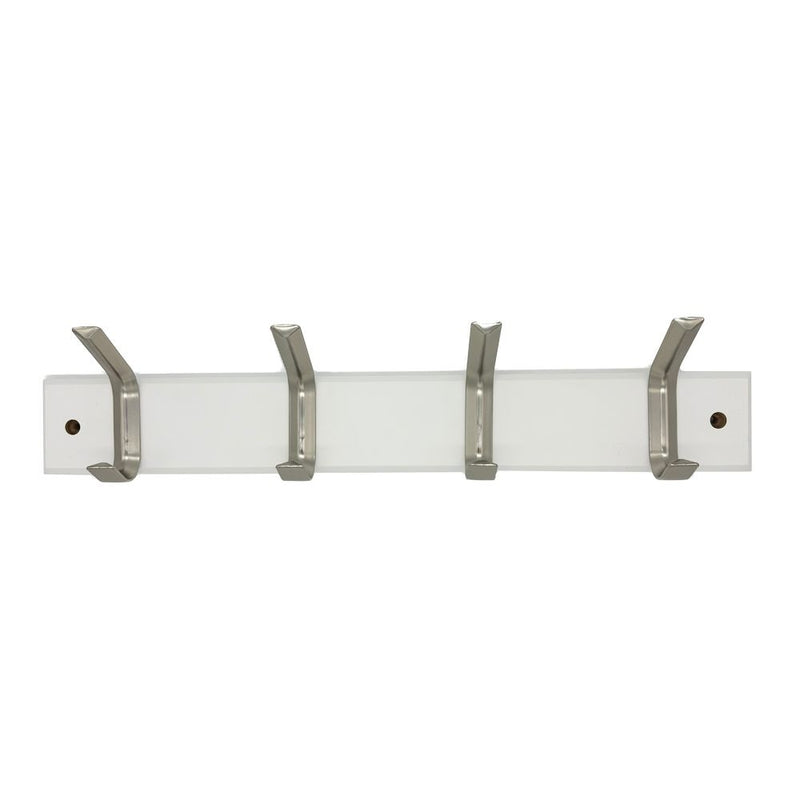 Richelieu Double 4 Hook on Board, 18", White P3