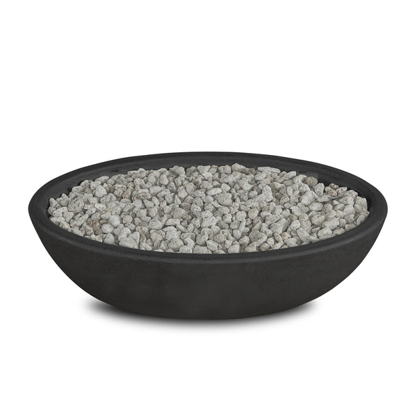 Riverside Oval Concrete Propane Fire Pit in Shale, 48-in T3