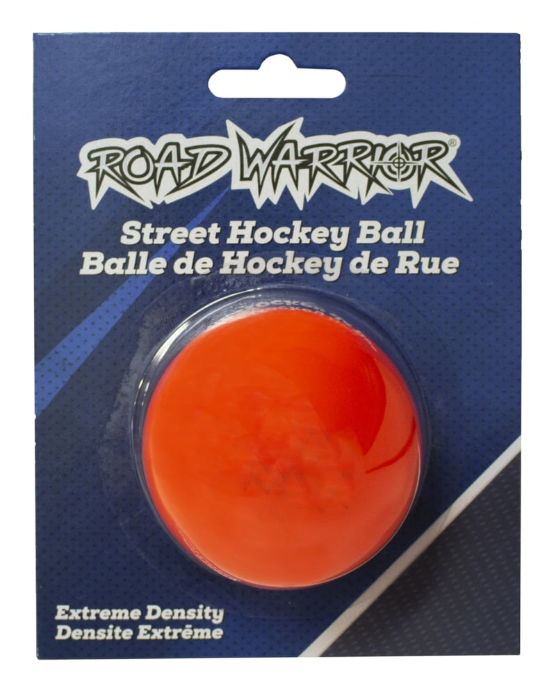 Road Warrior Warm Weather Heavy Street Hockey Ball, Orange W0