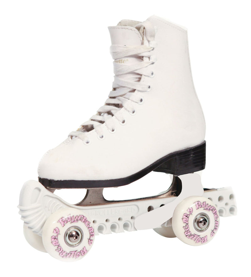 RollerGard Rolling Figure Skate Guards, White, One Size M2