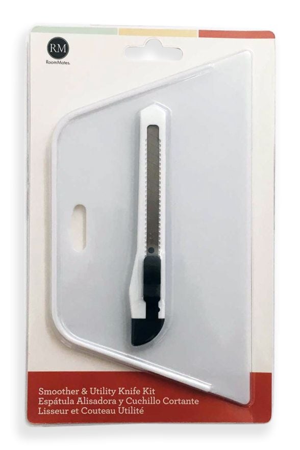 RoomMates Wallpaper Smoother and Knife Kit, White F0