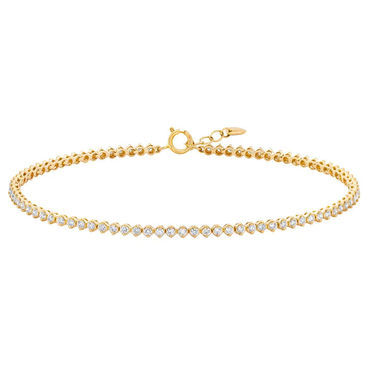 Round Brilliant Diamond Bracelet (1.00 ctw) T9