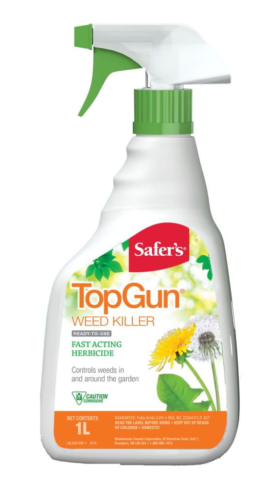 Safer's Top Gun Ready-to-Use Weed Killer Spray, 1-L N2
