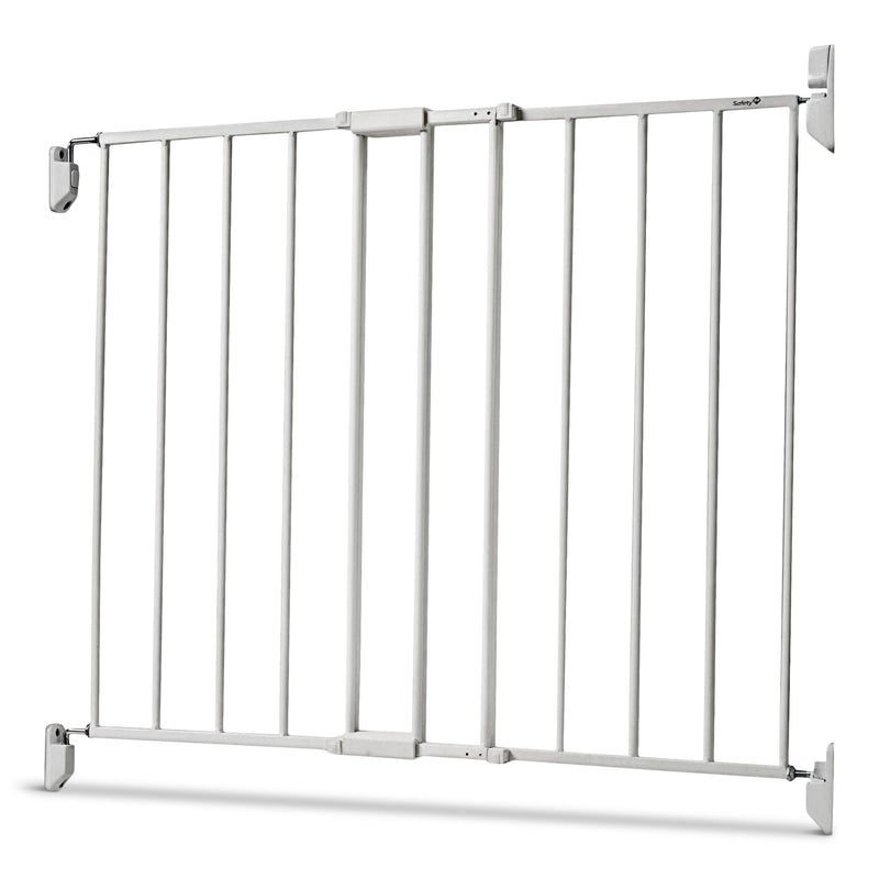 Safety 1st Top of Stairs Metal Gate, White W9