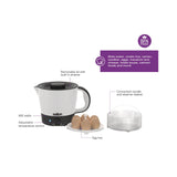 Salton BPA-Free White Multipot Cooker with Built-in Strainer