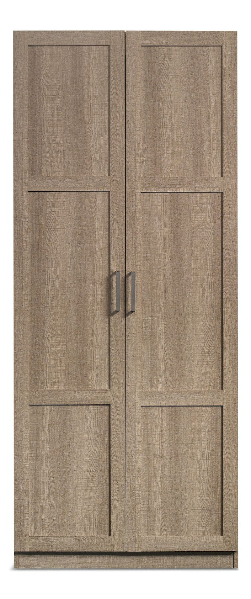 Sauder 2-Door Storage Cabinet With Adjustable Shelves, Oak Finish V3
