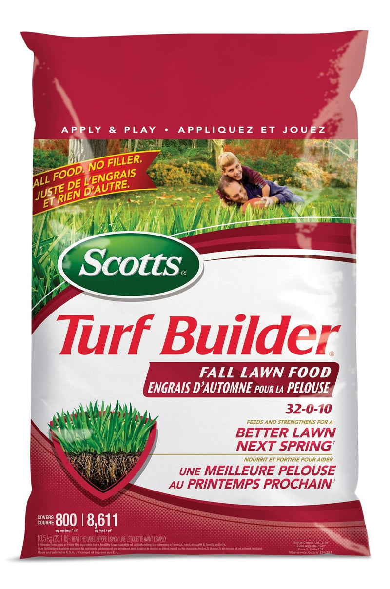 Scotts Turf Builder Fall Lawn Fertilizer, 10.5-kg H6
